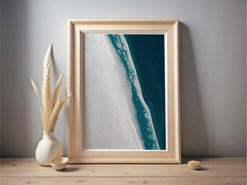 Teacher Retirement Gift Vero Beach Florida Coastal Map Print Teacher Appreciation End of School Year Gift