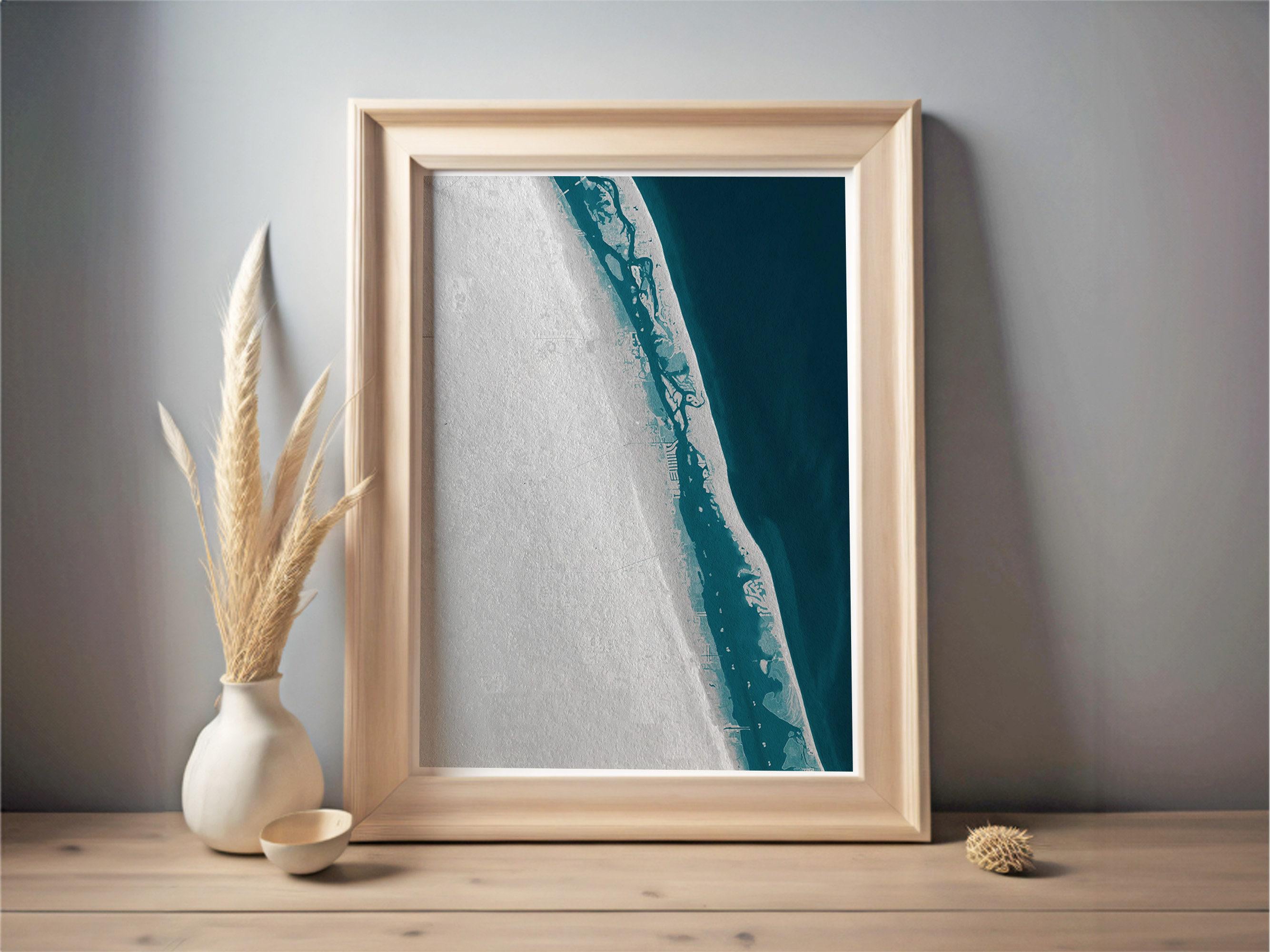Teacher Retirement Gift Vero Beach Florida Coastal Map Print Teacher Appreciation End of School Year Gift