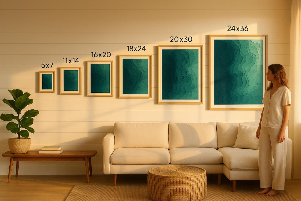 Florida Keys Overseas Tropical Coastal Map Art Print Bathymetric Nautical Wall Decor Housewarming Gift Anniversary Beach House Ocean
