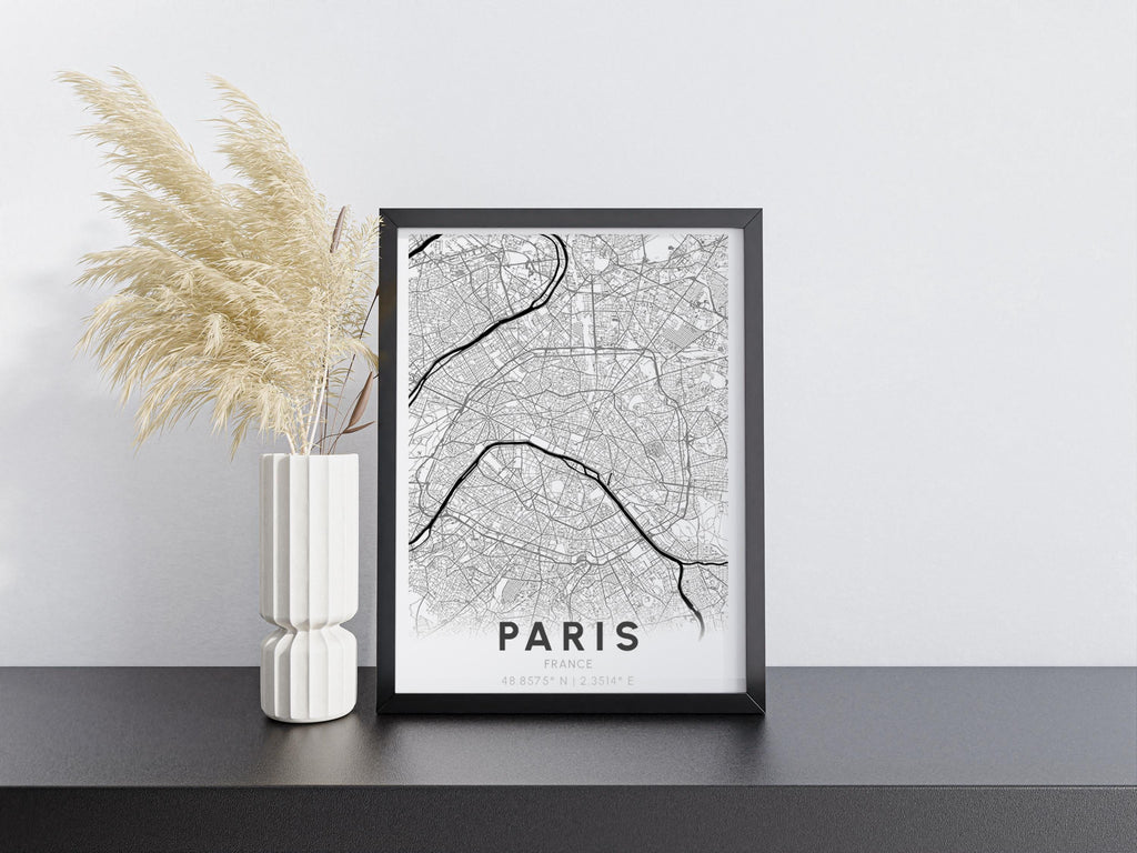 Custom Location Coastal Map Art Print Personalized Nautical Wall Decor Beach House Gift For Ocean Lovers Housewarming Anniversary Birthday