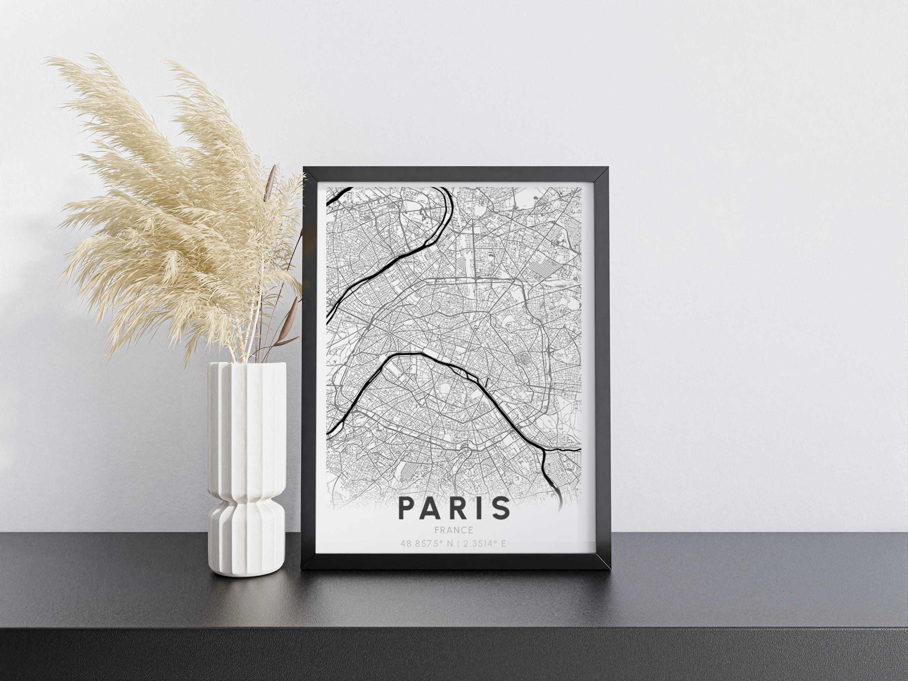 Custom Location Coastal Map Art Print Personalized Nautical Wall Decor Beach House Gift For Ocean Lovers Housewarming Anniversary Birthday
