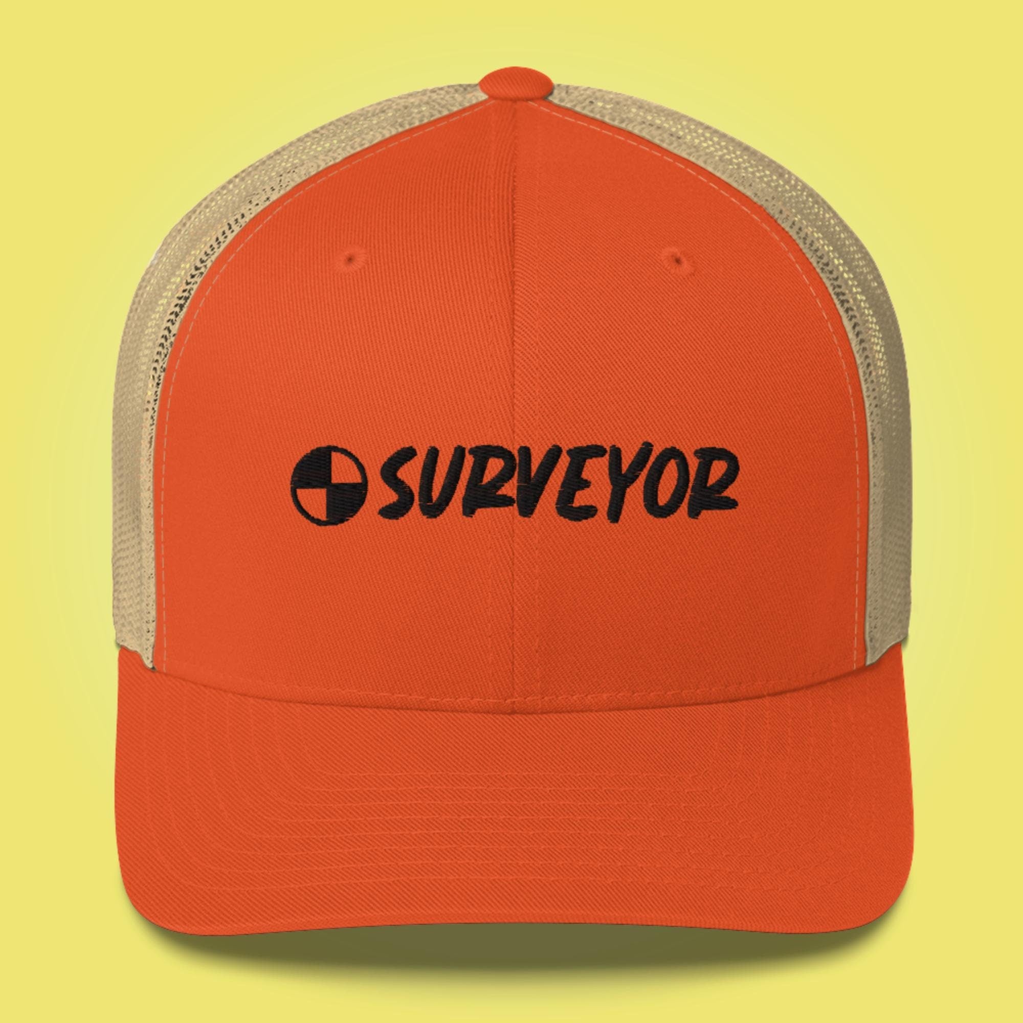 Land Surveyor Hat Gift Outdoor Gear For Surveyor Cap Field Crew Benchmark White Hat Outdoor Field Work Trucker Hat