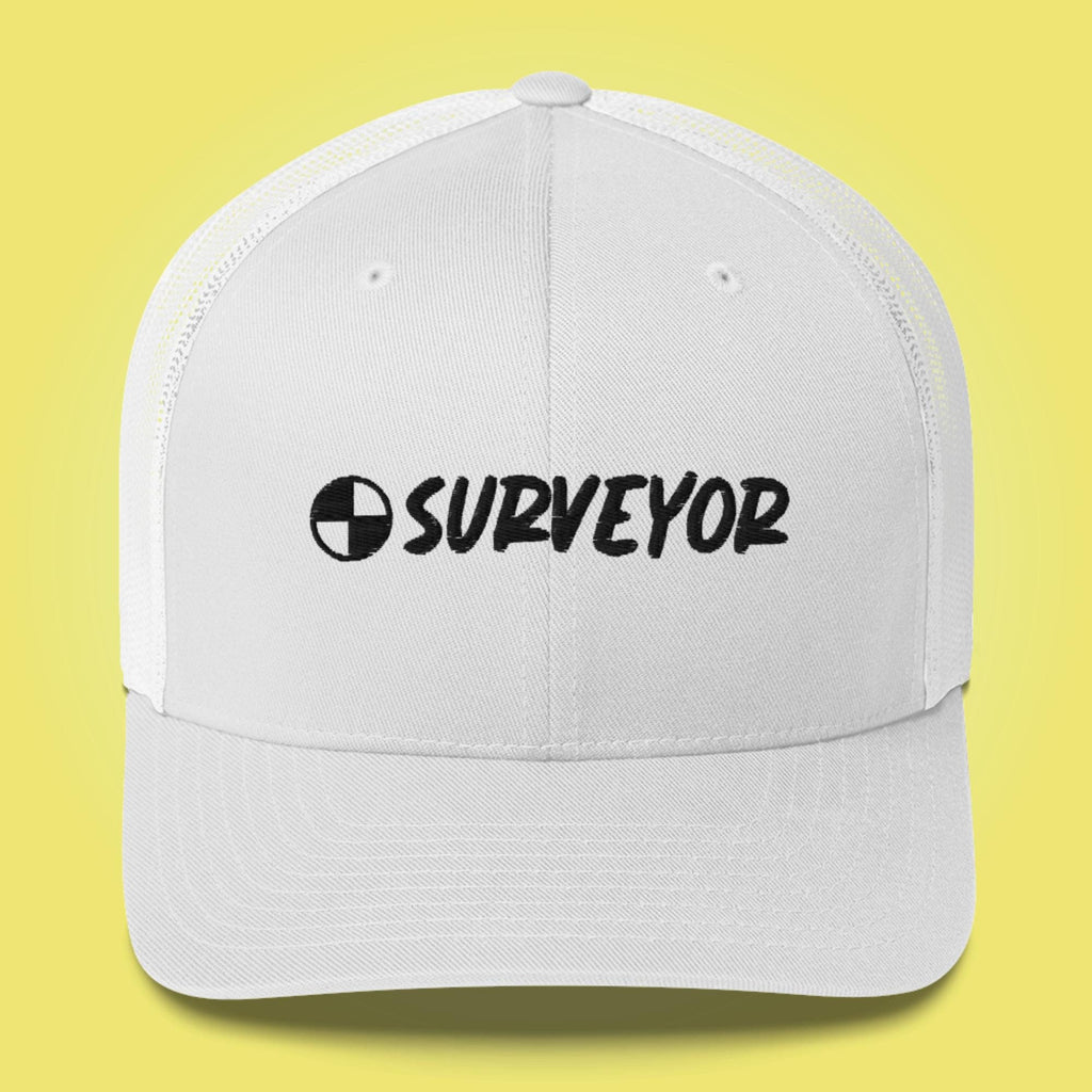 Land Surveyor Hat Gift Outdoor Gear For Surveyor Cap Field Crew Benchmark White Hat Outdoor Field Work Trucker Hat