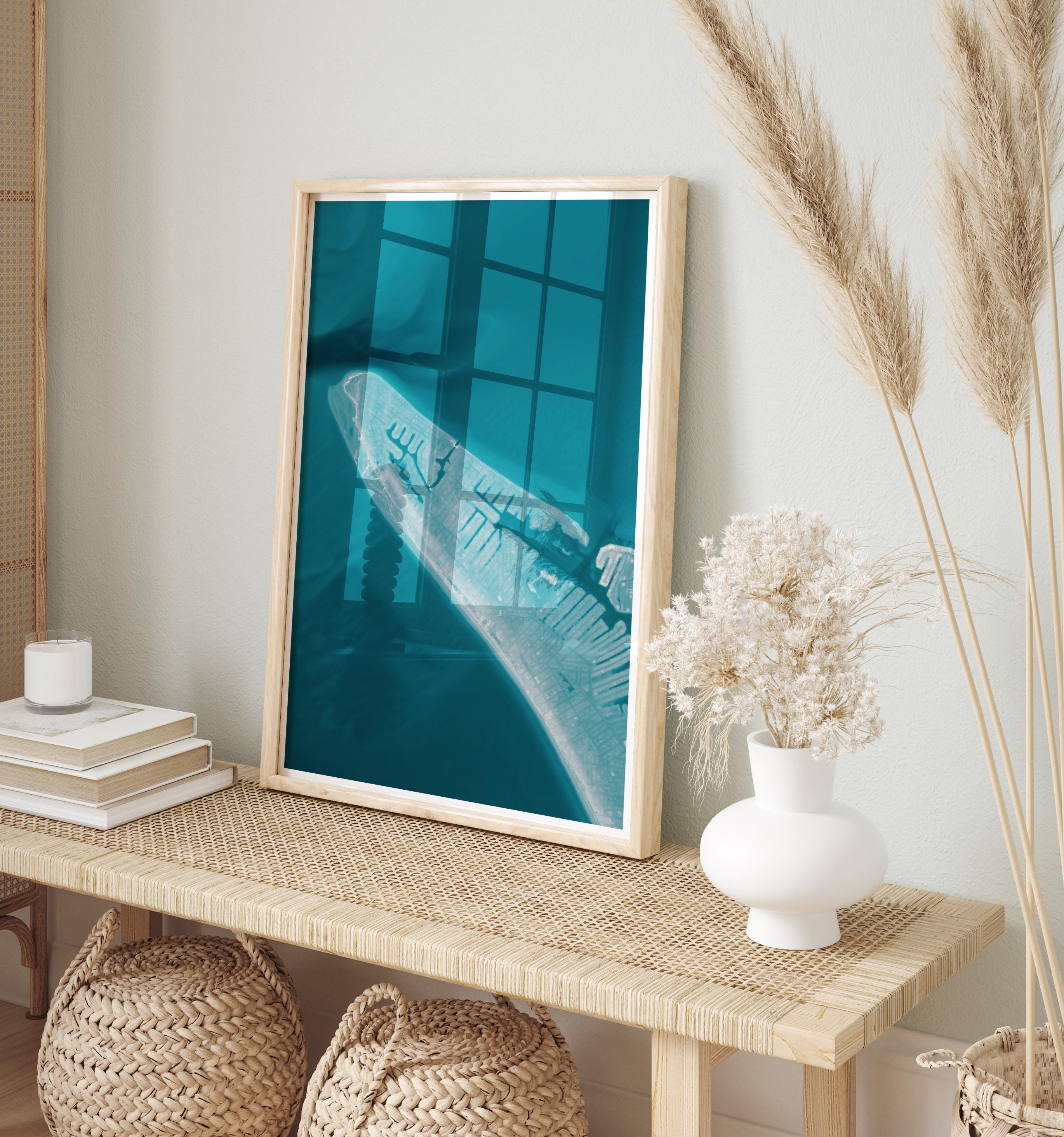 Anna Maria Island Bradenton Shoreline Tampa Tampa Florida Coastal Map Art Print Housewarming Gift Anniversary Present Nautical Wall Decor