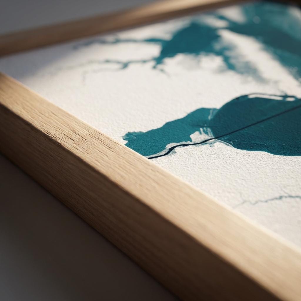 Mustang Island Texas Coastal Map Art Housewarming Anniversary Waterfront Nautical Framed Print Depth Chart Beach House Wall Decor Ocean Gift