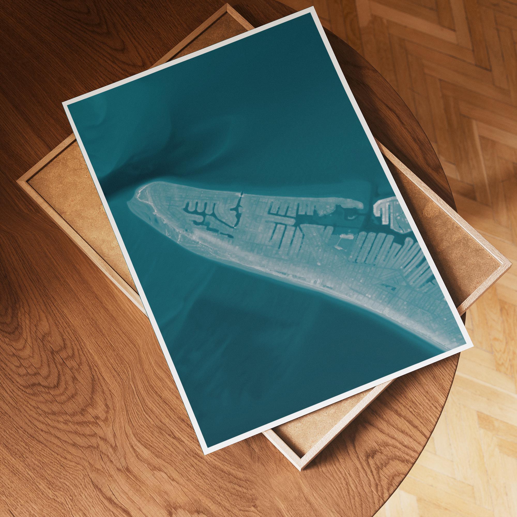 Anna Maria Island Bradenton Shoreline Tampa Tampa Florida Coastal Map Art Print Housewarming Gift Anniversary Present Nautical Wall Decor