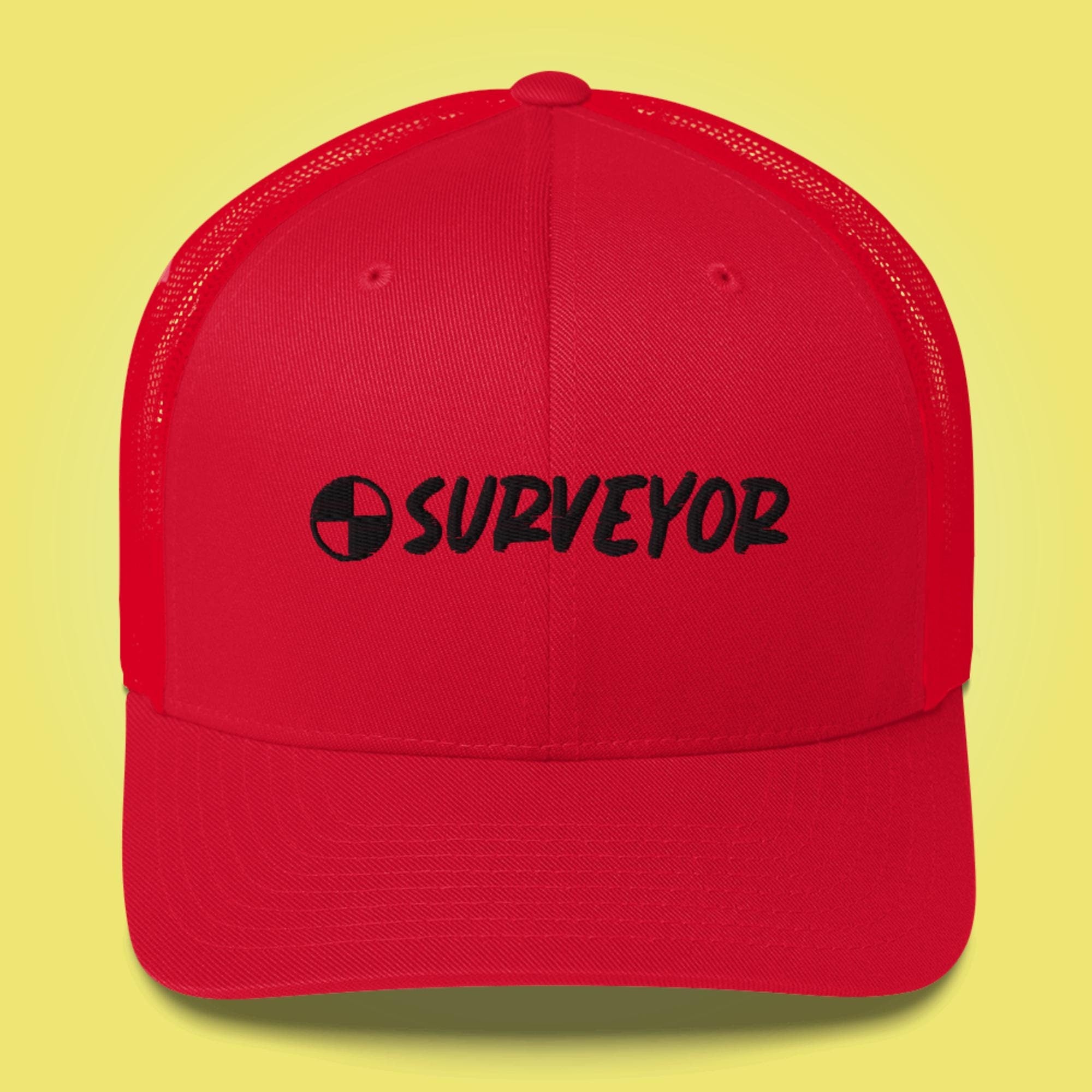 Land Surveyor Hat Gift Outdoor Gear For Surveyor Cap Field Crew Benchmark White Hat Outdoor Field Work Trucker Hat