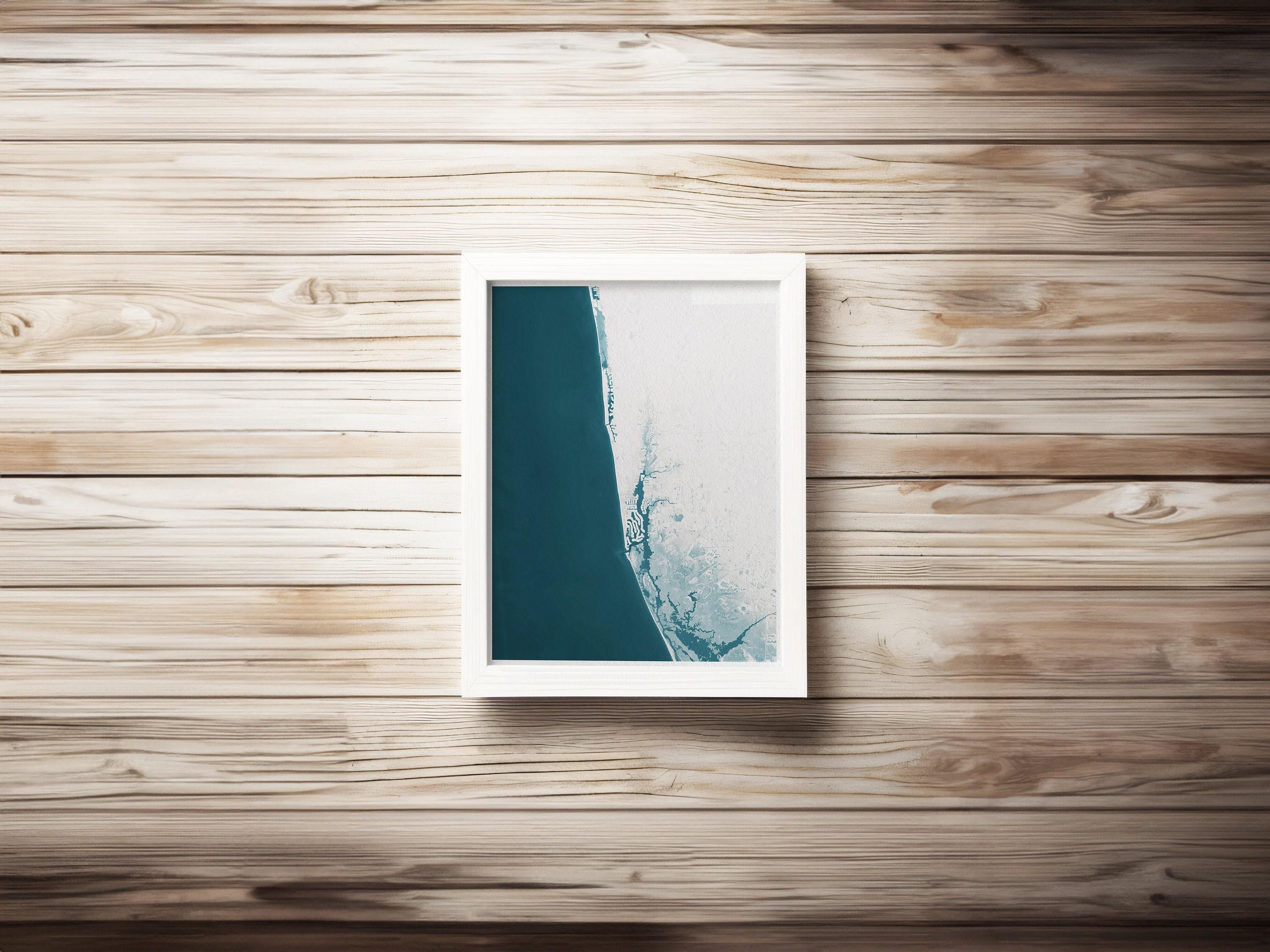 Teacher Retirement Gift Naples Florida Coastal Map Print Teacher Appreciation End of School Year Gift