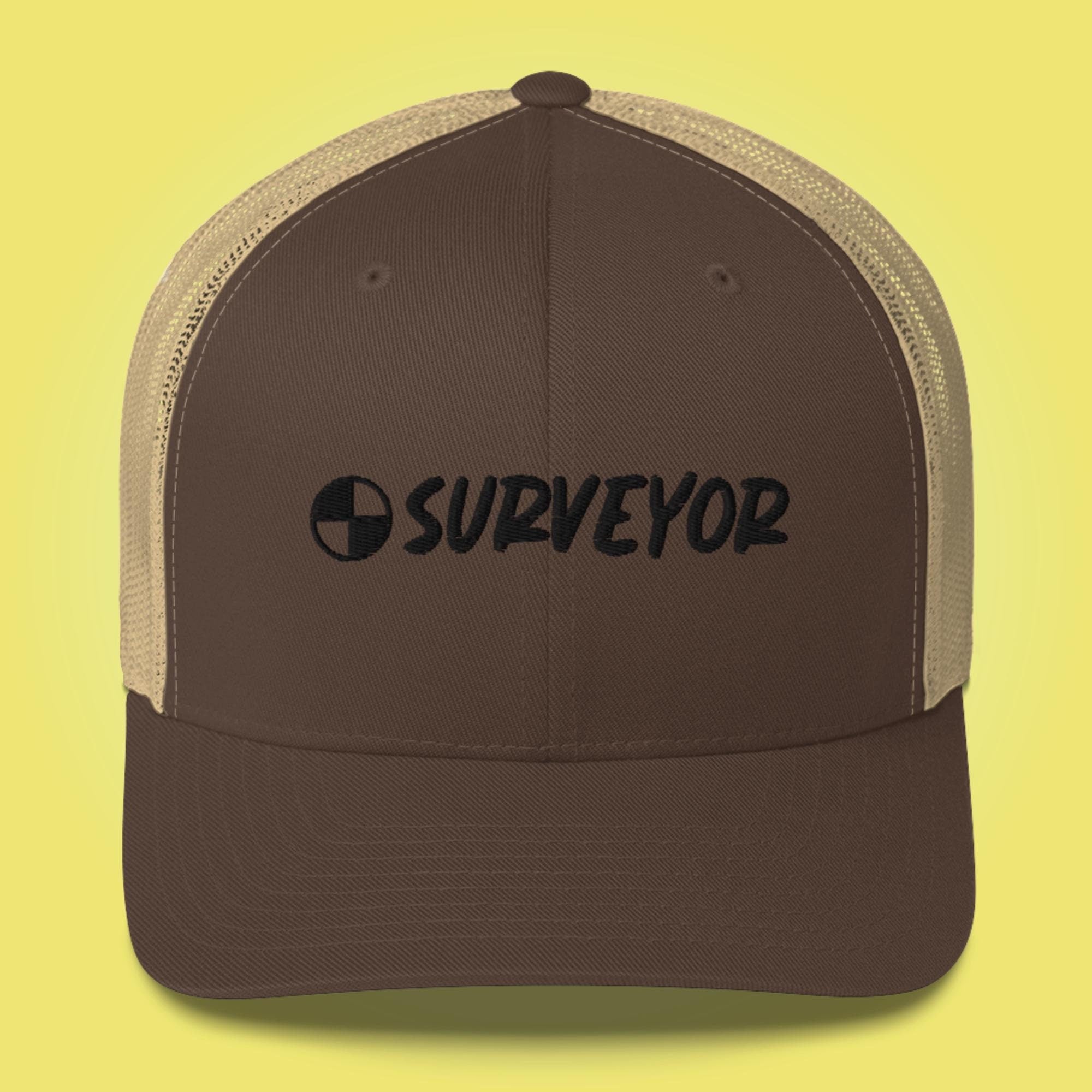 Land Surveyor Hat Gift Outdoor Gear For Surveyor Cap Field Crew Benchmark White Hat Outdoor Field Work Trucker Hat