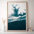 Orange Beach Alabama Bathymetric Map Art Print Nautical Gulf Coast Wall Decor Housewarming Anniversary Gift Perdido Key Coastal Living