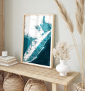 Cape May New Jersey Map Print Nautical Coastal Wall Art Atlantic Ocean Depth Chart Beach House Decor Waterfront Gift for Beach Lovers