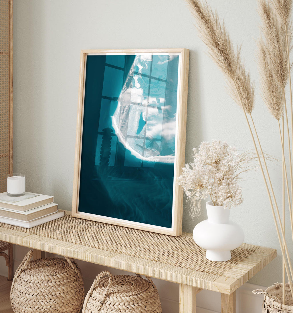 Cape May New Jersey Collection Shoreline Nautical Atlantic Delaware Seaside Artwork Coastal House Decor Ocean Print Beach Coast