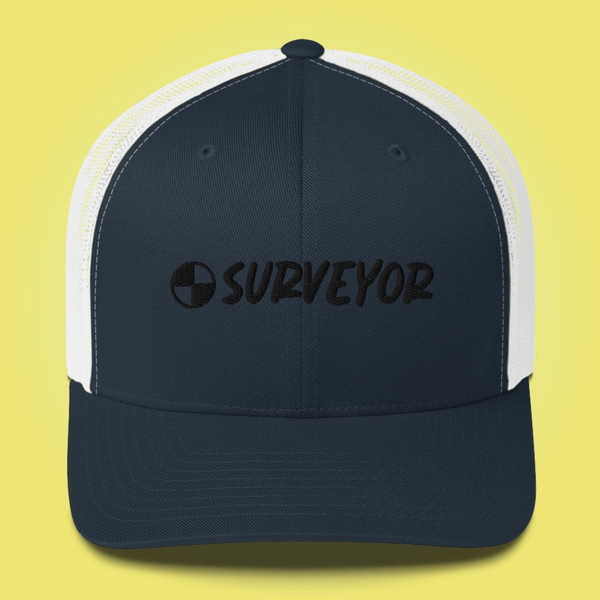Land Surveyor Hat Gift Outdoor Gear For Surveyor Cap Field Crew Benchmark White Hat Outdoor Field Work Trucker Hat