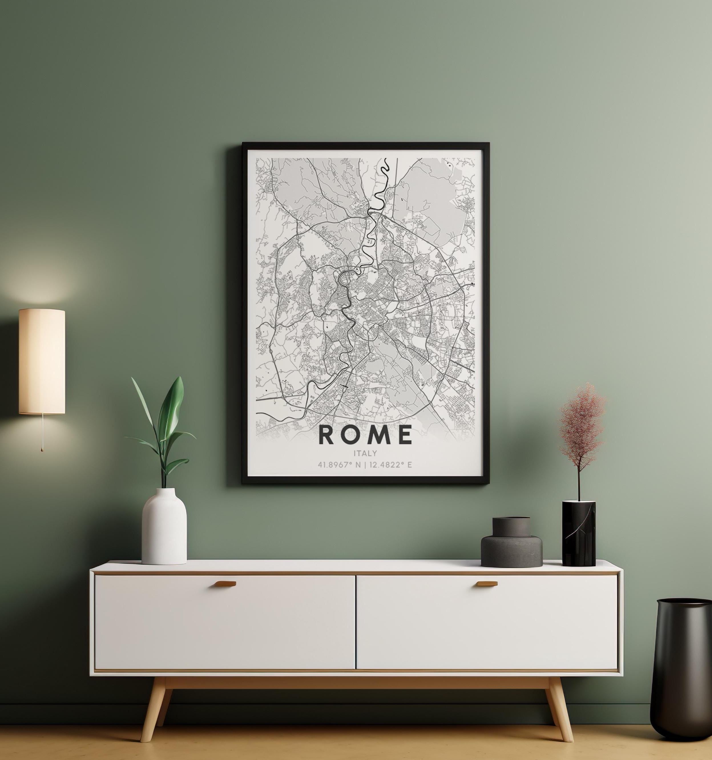 Custom Location Coastal Map Art Print Personalized Nautical Wall Decor Beach House Gift For Ocean Lovers Housewarming Anniversary Birthday