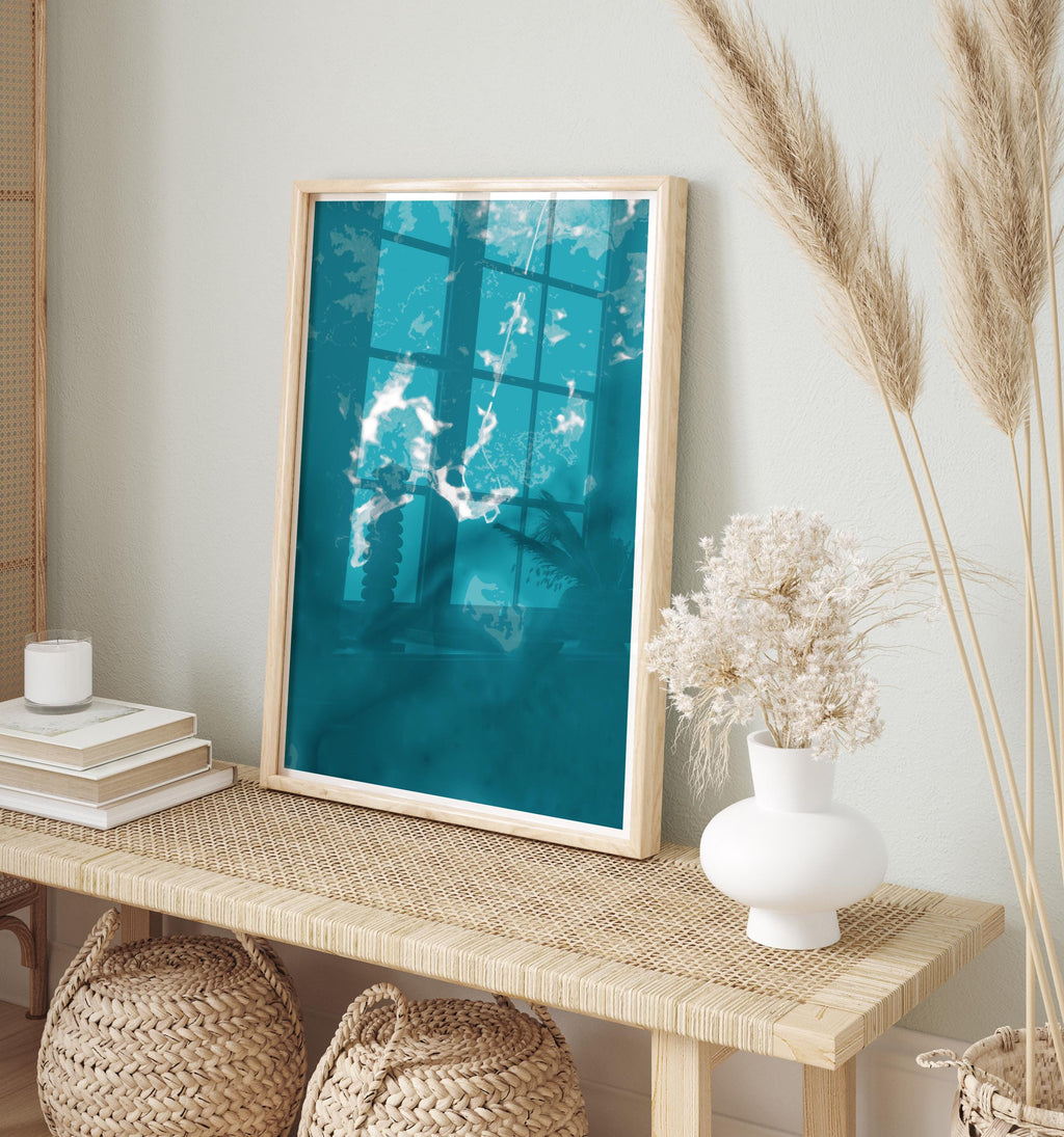 Cedar Key Florida Housewarming Anniversary Waterfront Nautical Coastal Framed Print Depth Beach Decor Ocean House Wall Home Gift