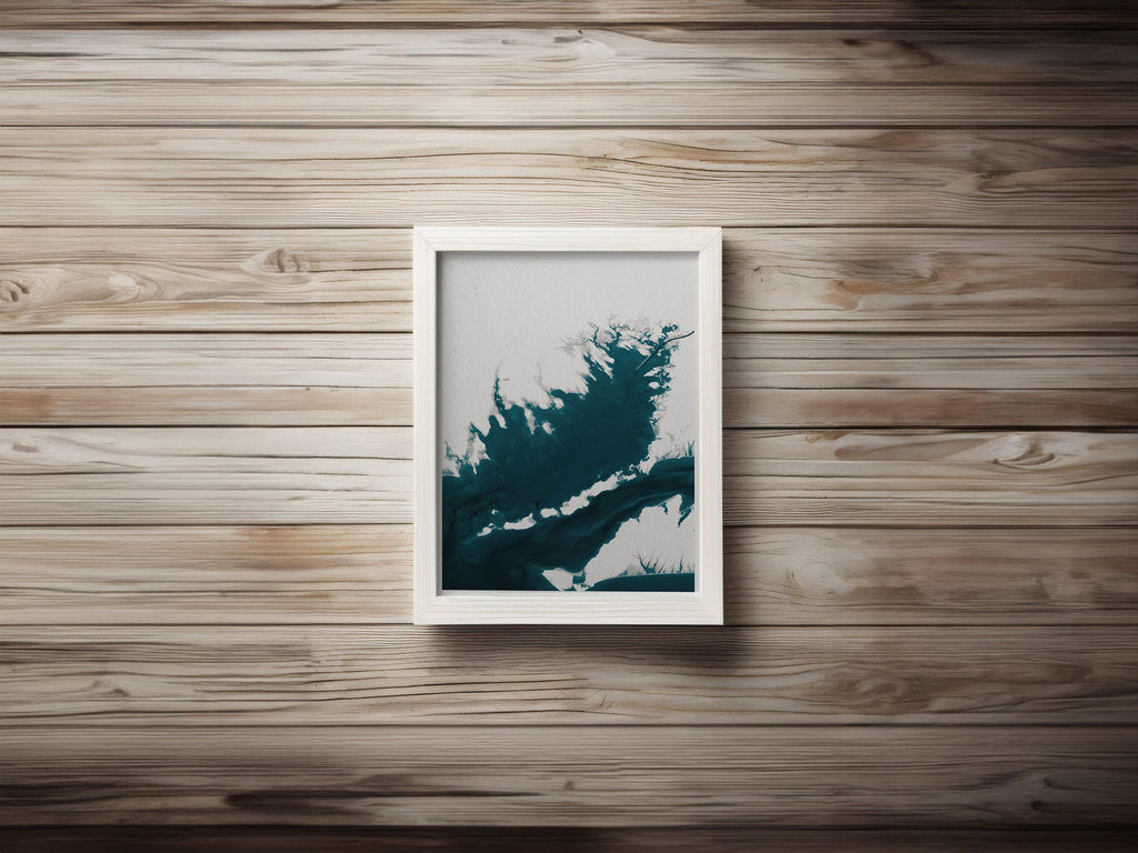 Buzzards Bay Massachusetts Coastal Map Art Print Cape Cod Nantucket Marthas Vineyard Rhode Island Nautical Bathymetric Wall Decor Gift