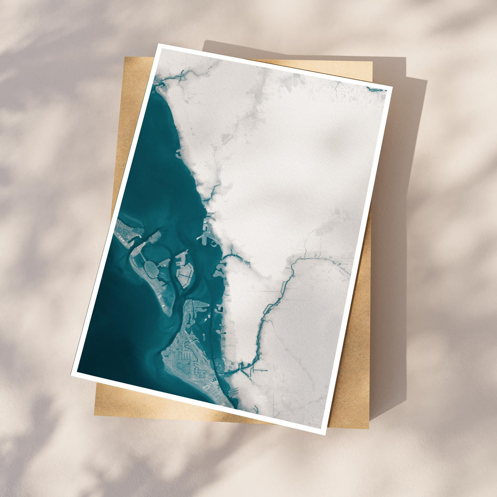 Sarasota Florida Coastal Wall Art Siesta Key Lido Beach Nautical Map Print Gulf Coast Living Room Decor Housewarming Anniversary Gift