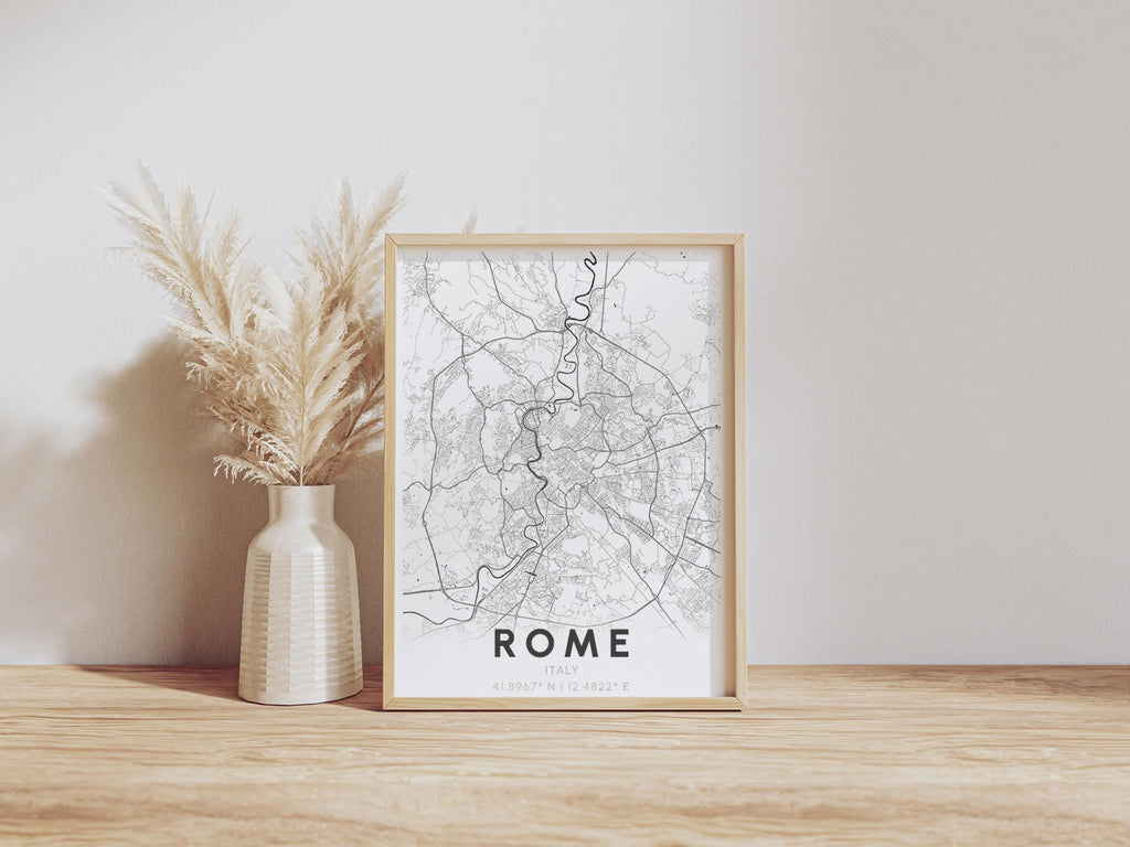 Custom Location Coastal Map Art Print Personalized Nautical Wall Decor Beach House Gift For Ocean Lovers Housewarming Anniversary Birthday