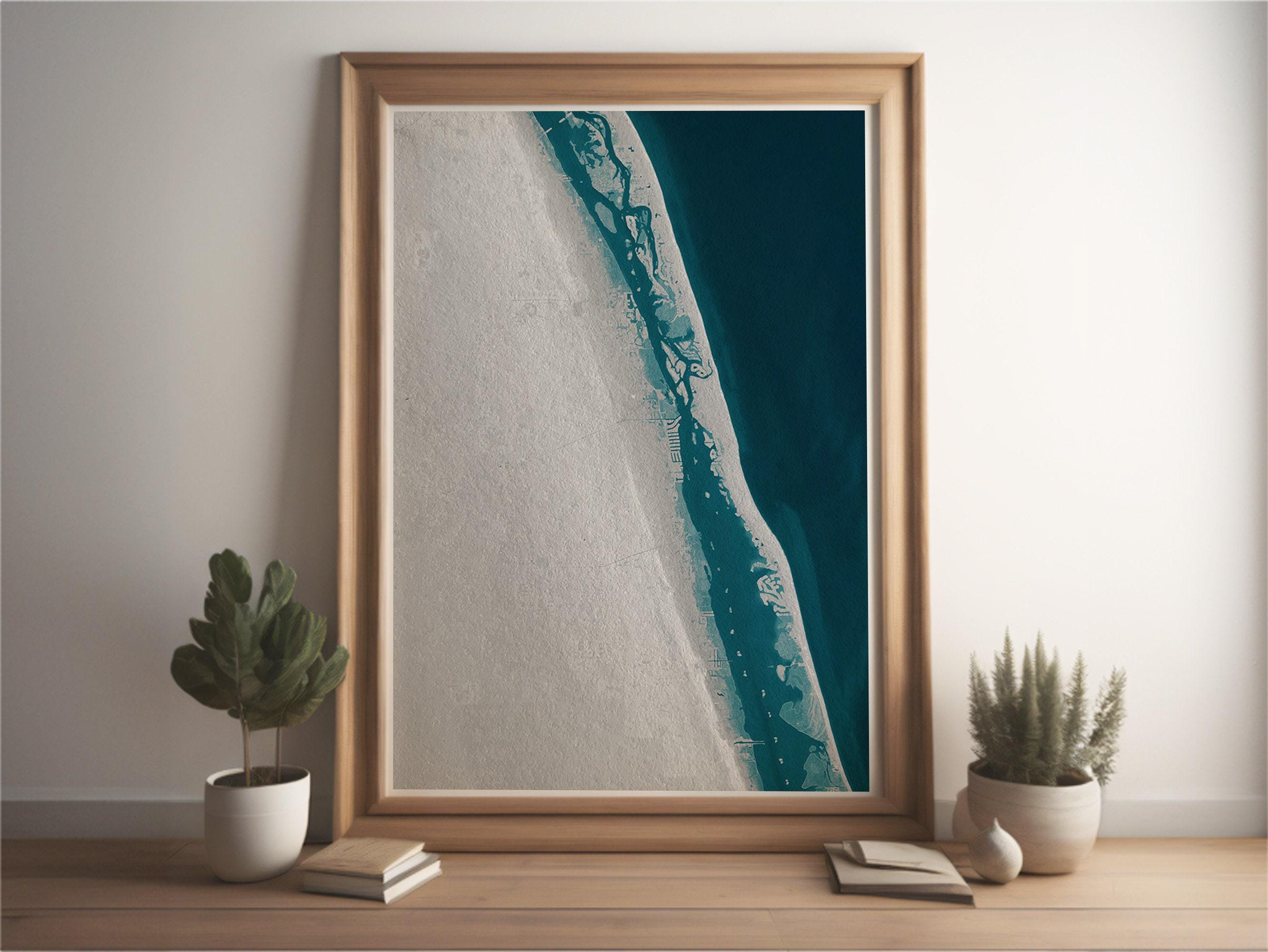 Teacher Retirement Gift Vero Beach Florida Coastal Map Print Teacher Appreciation End of School Year Gift